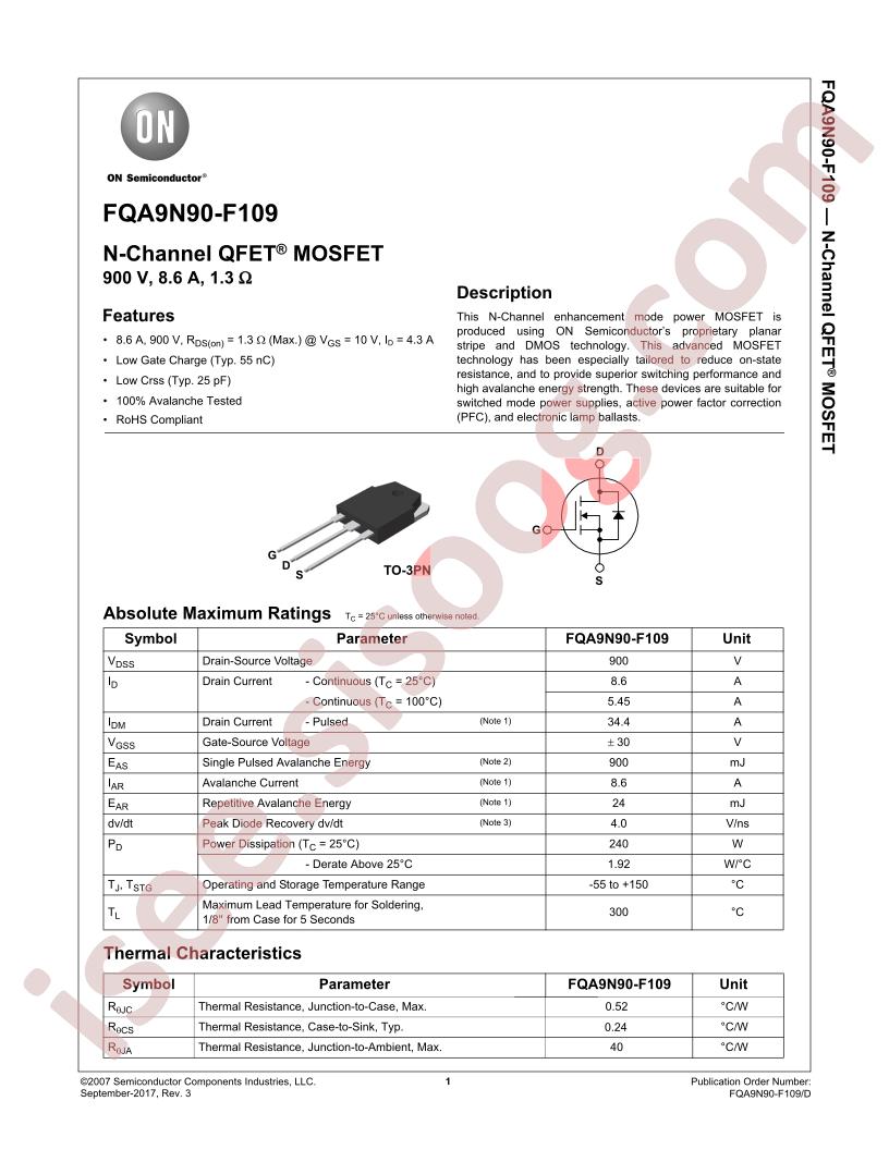 FQA9N90_F109