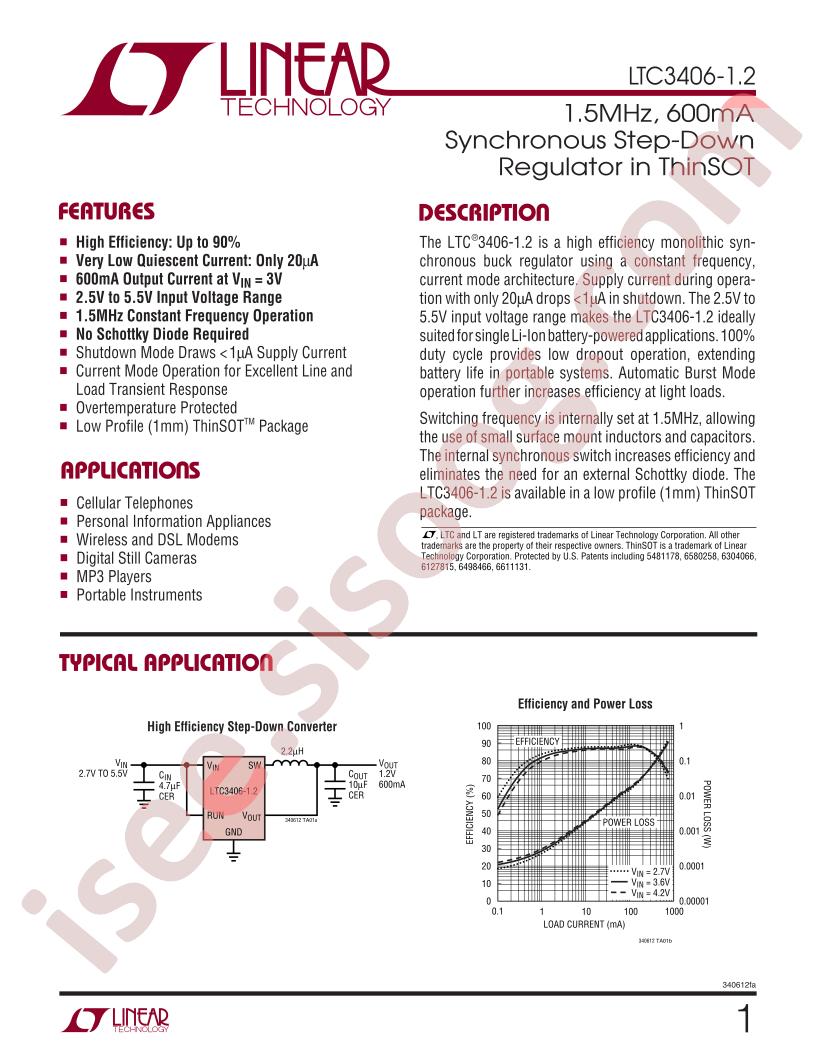 LTC3406-1.2