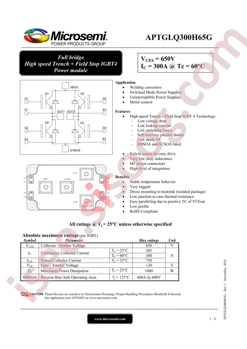 APTGLQ300H65G