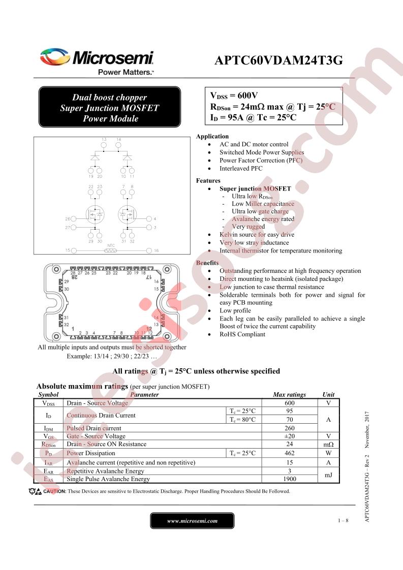 APTC60VDAM24T3G