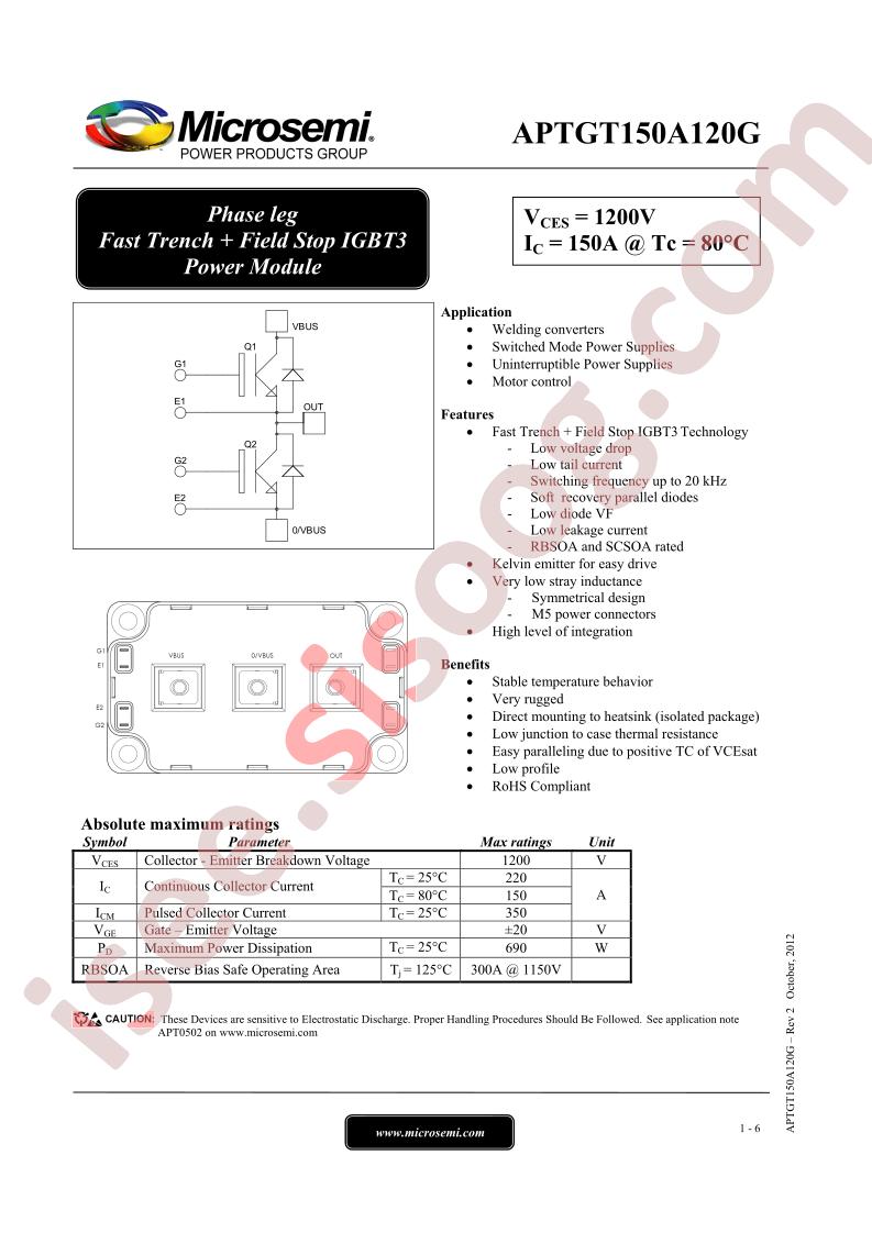 APTGT150A120G