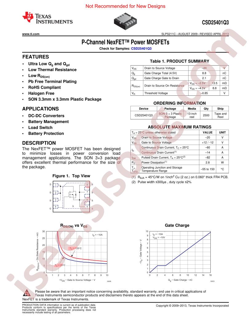 CSD25401Q3