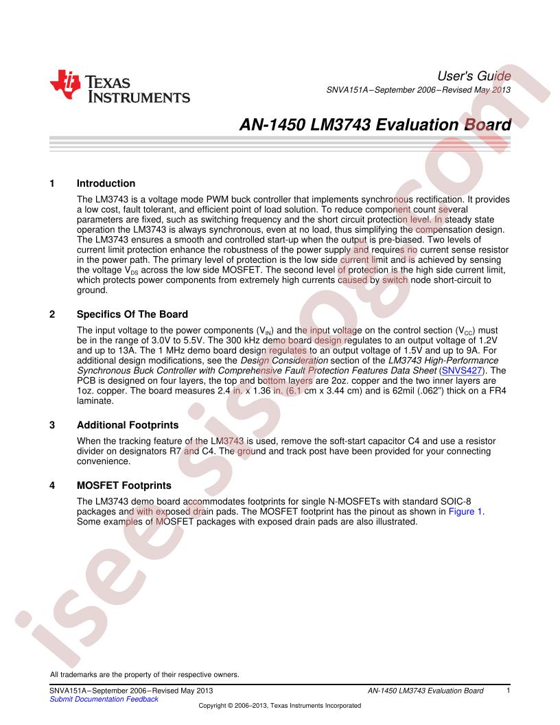 LM3743 Eval Board