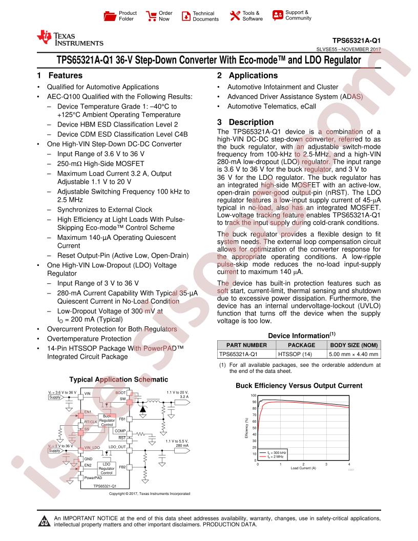 TPS65321A-Q1 Datasheet