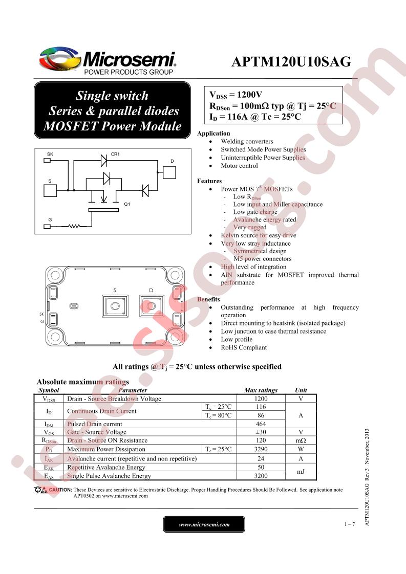 APTM120U10SAG