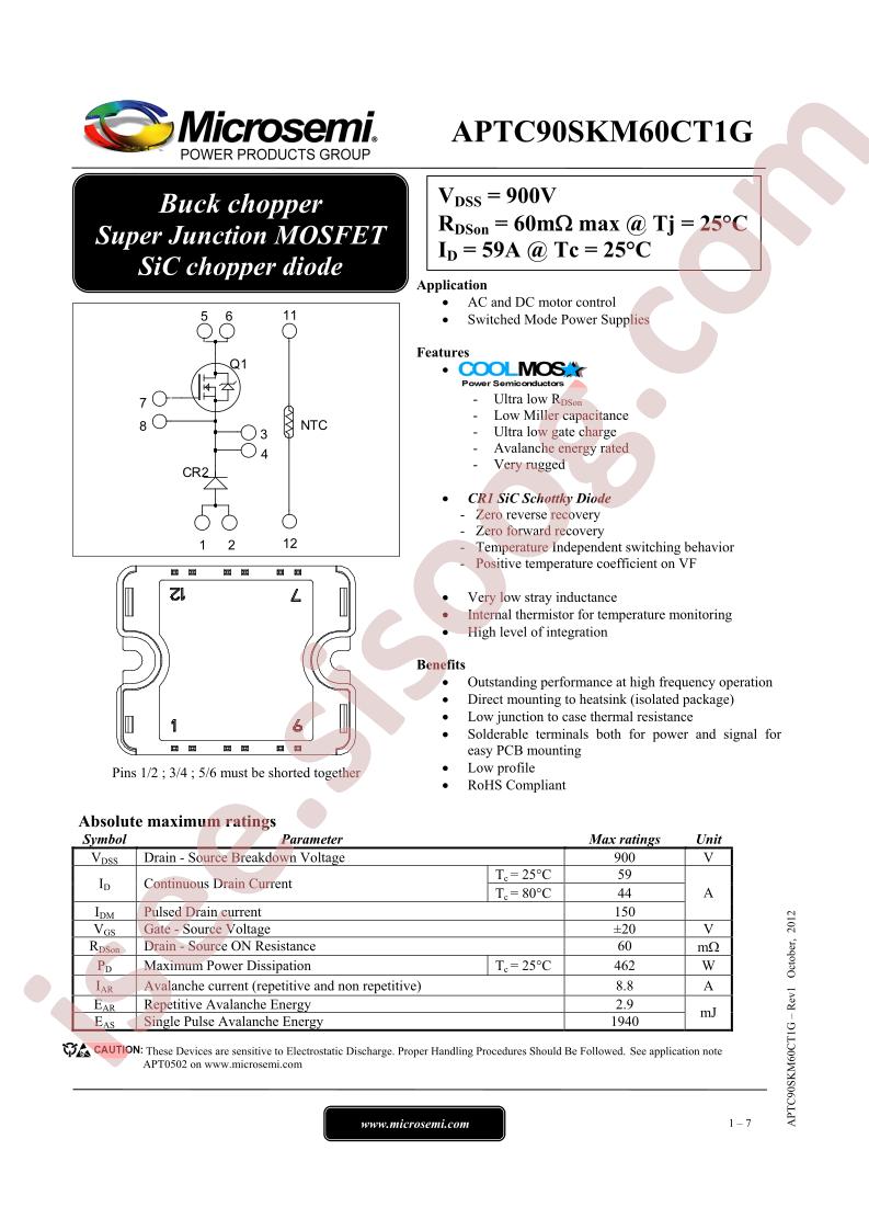 APTC90SKM60CT1G