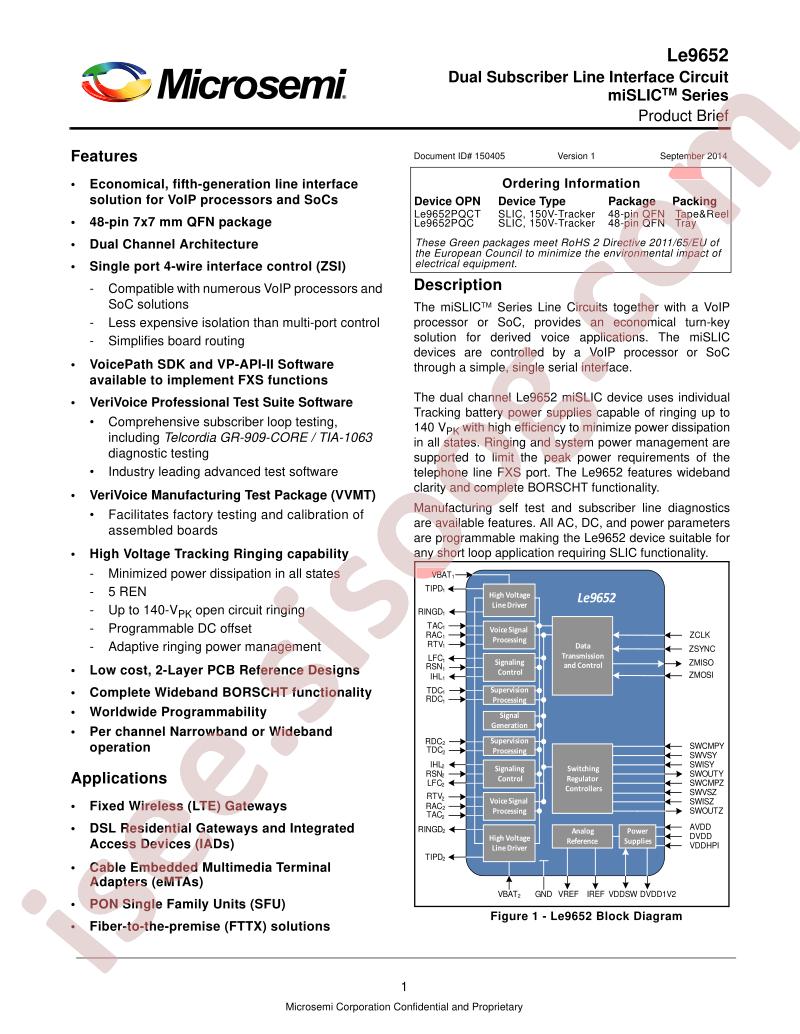 Le9652 Brief