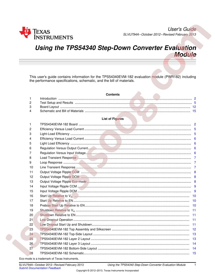 TPS54340EVM-182