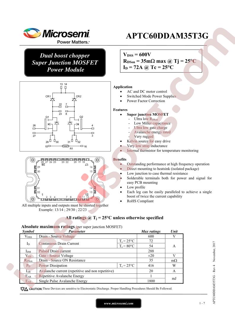 APTC60DDAM35T3G