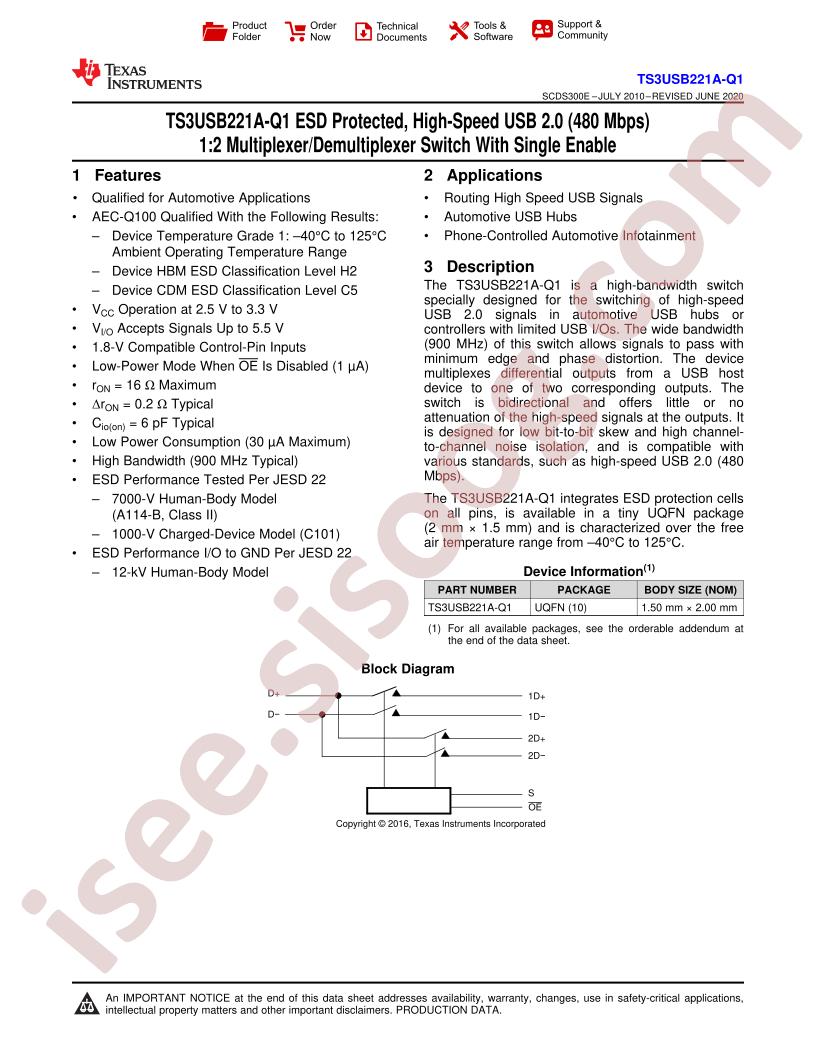 TS3USB221A-Q1