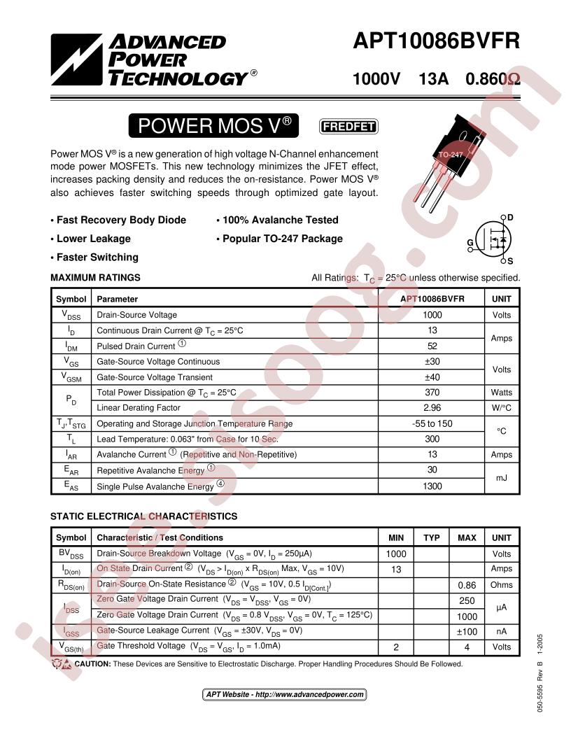 APT10086BVFR