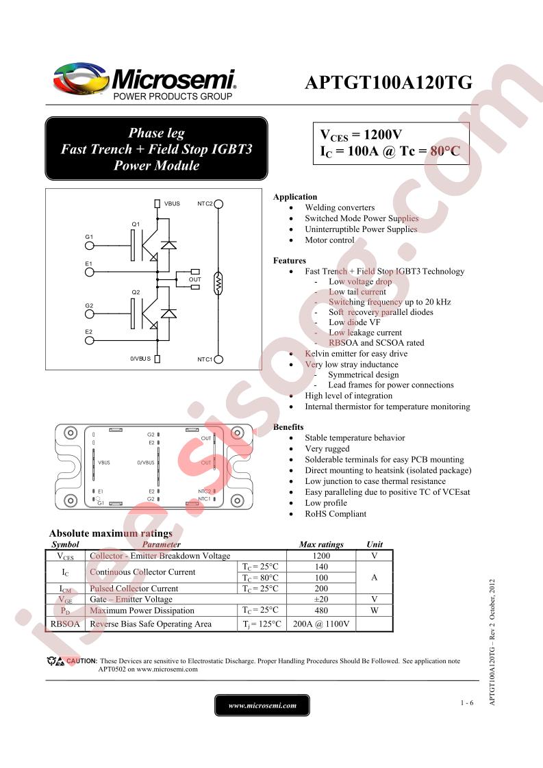 APTGT100A120TG