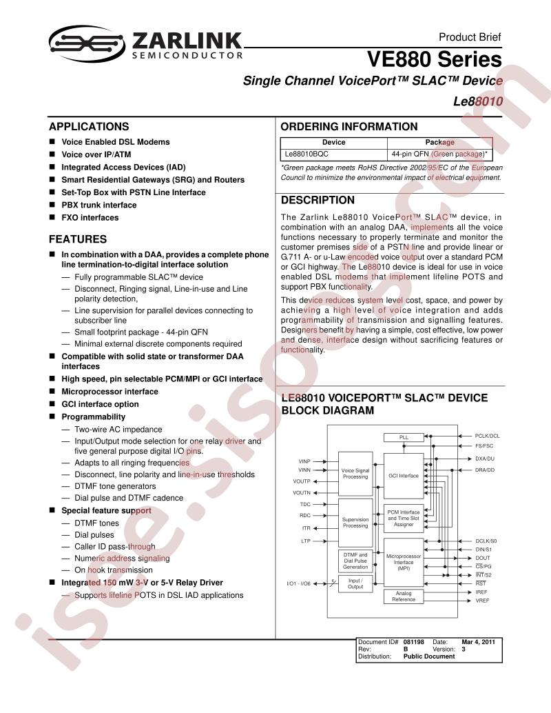 Le88010 Brief