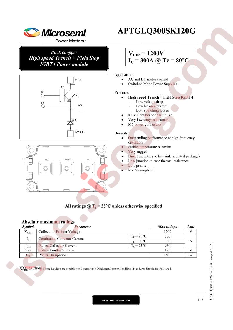 APTGLQ300SK120G