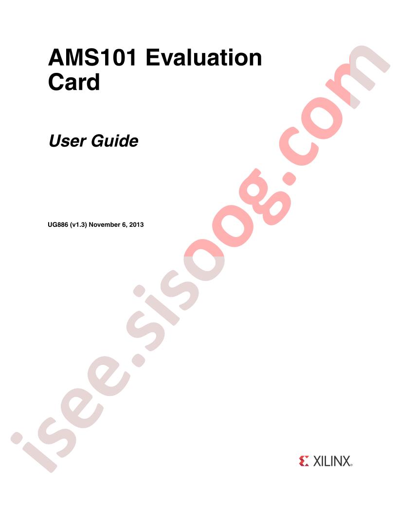 AMS101 Eval Card User Guide