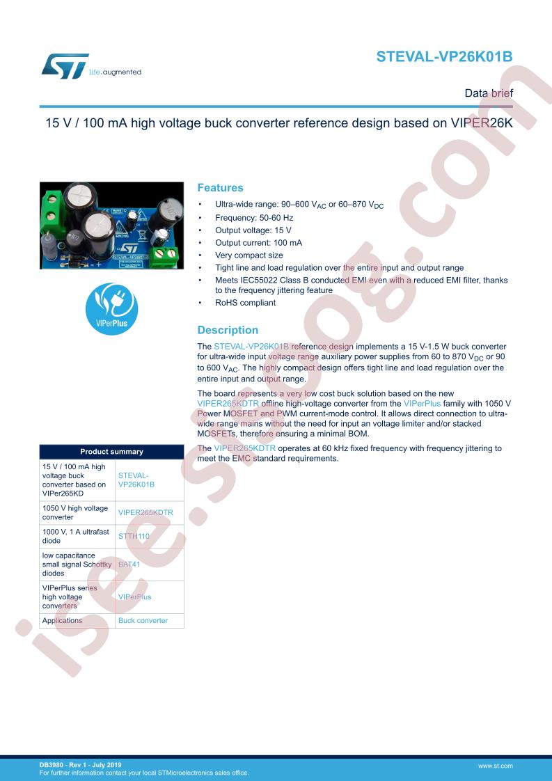 STEVAL-VP26K01B Data Brief