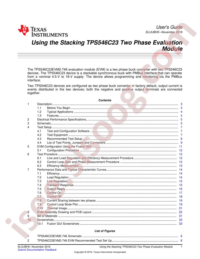 TPS546C23EVM2-746 User Guide