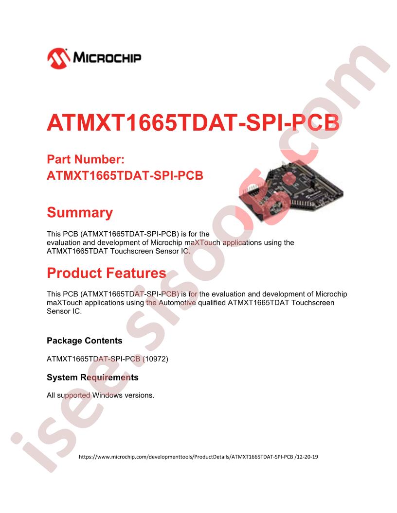 ATMXT1665TDAT-SPI-PCB