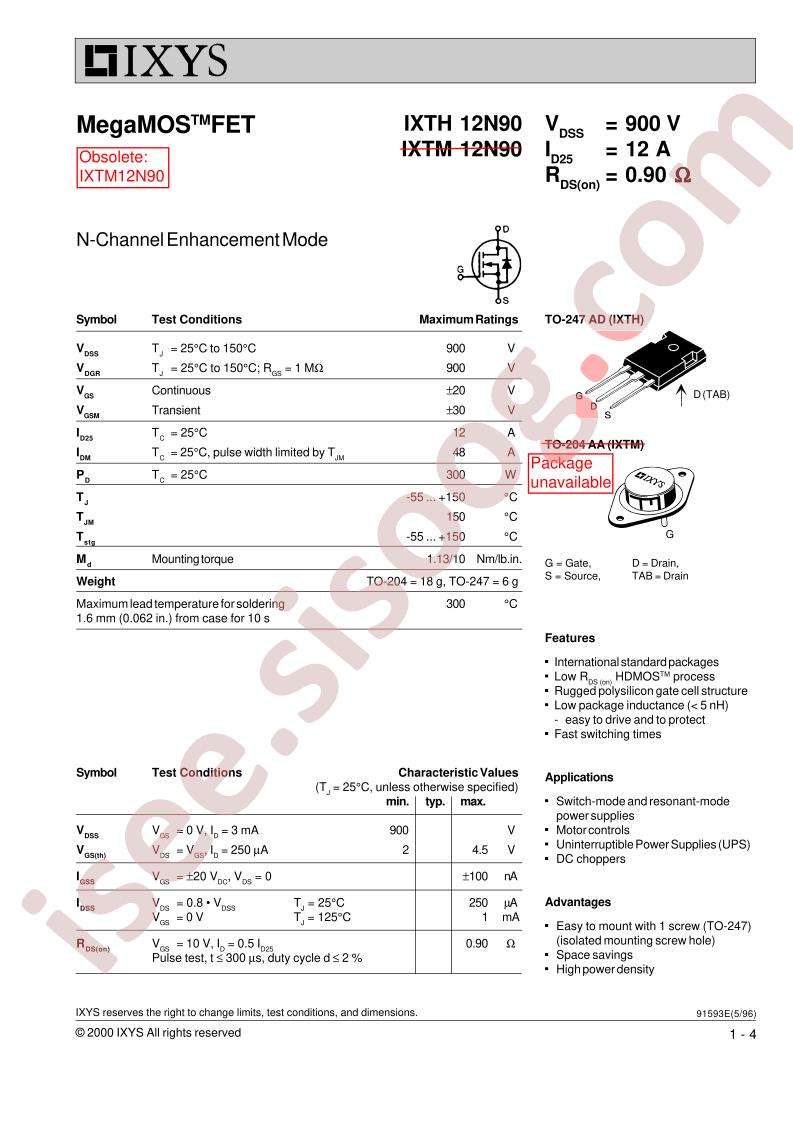 IXT(H,M)12N90