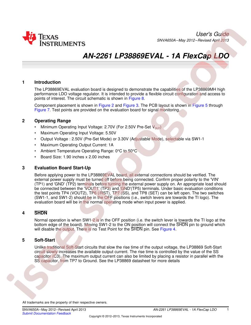 LP38869EVAL User Guide