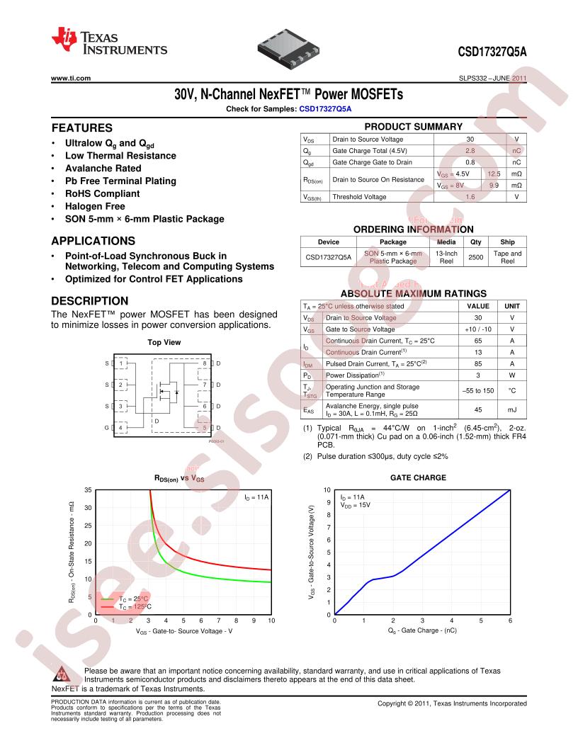 CSD17327Q5A