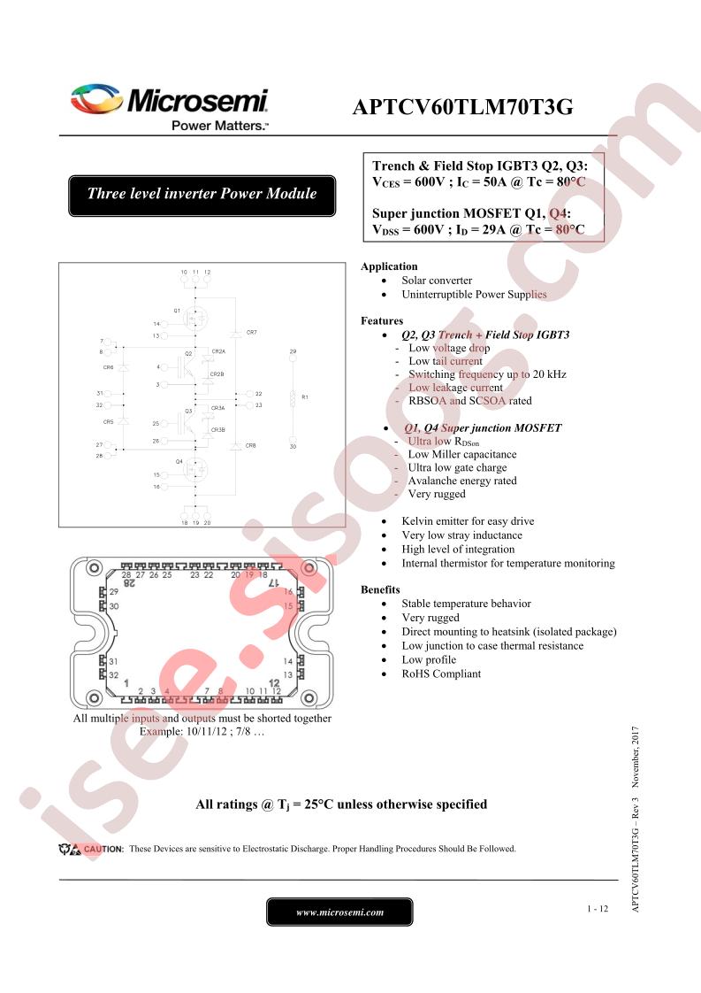 APTCV60TLM70T3G