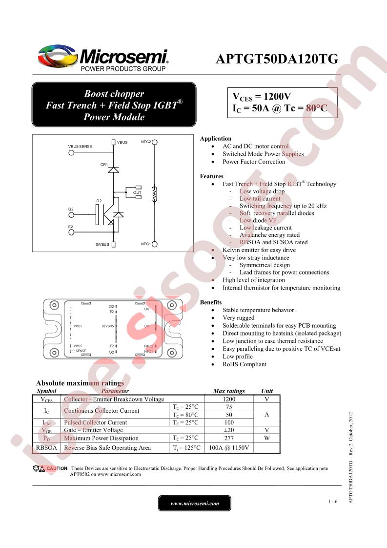 APTGT50DA120TG