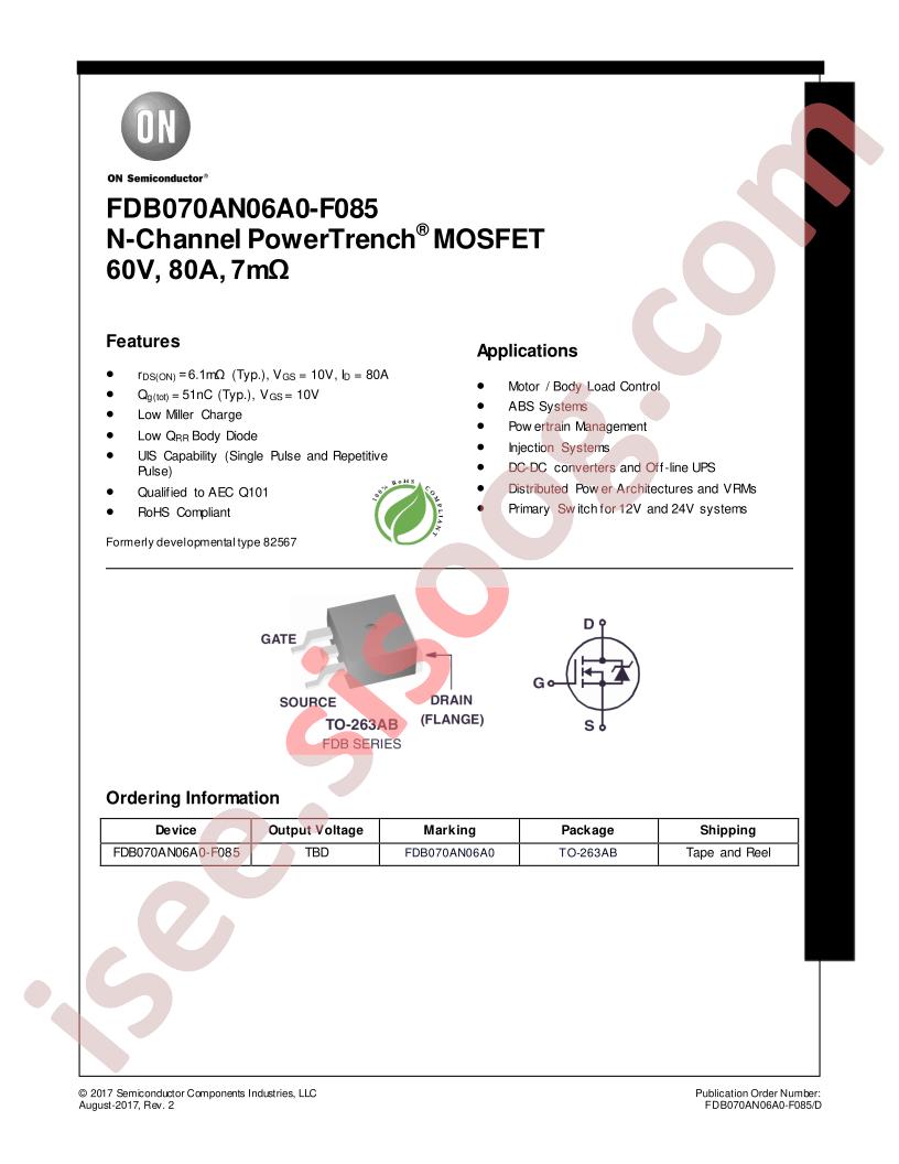 FDB070AN06A0-F085