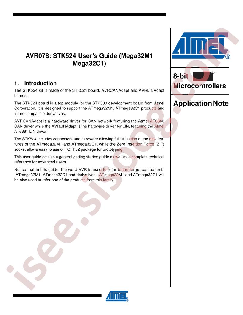 STK524 User Guide