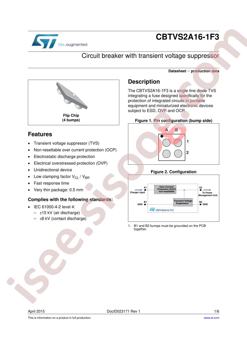 CBTVS2A16-1F3 Datasheet