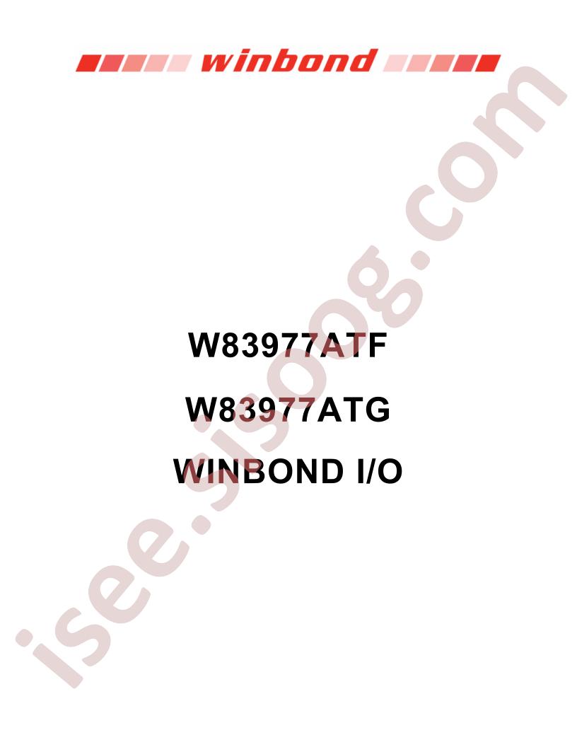 W83977ATF/ATG