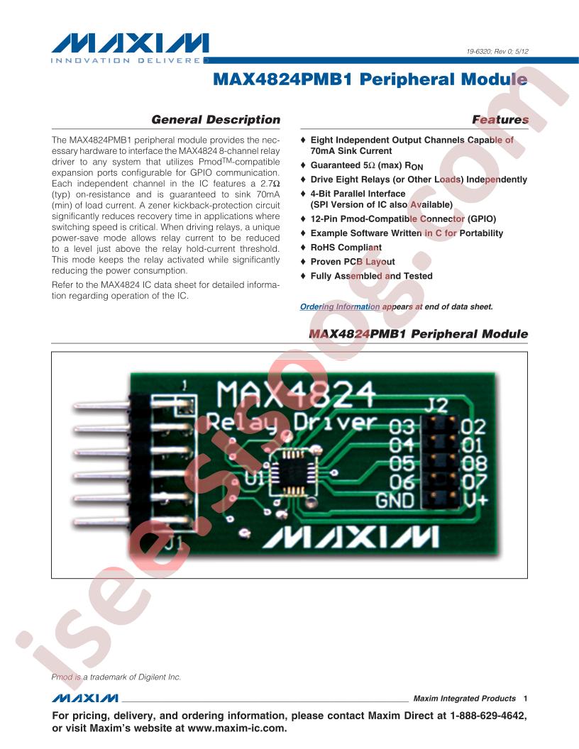 MAX4824PMB1