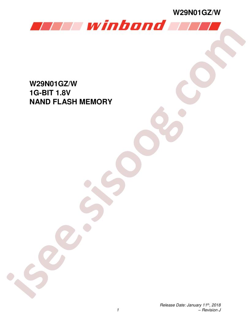 W29N01GZ,W