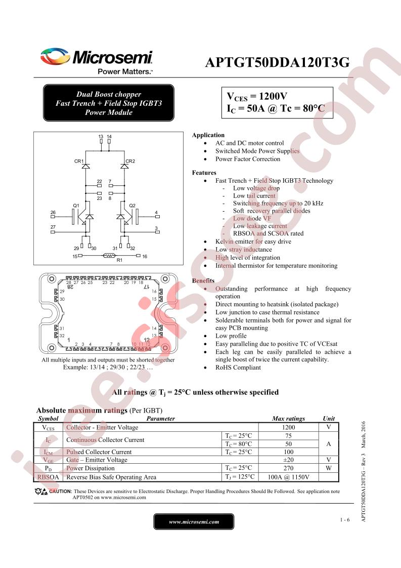 APTGT50DDA120T3G
