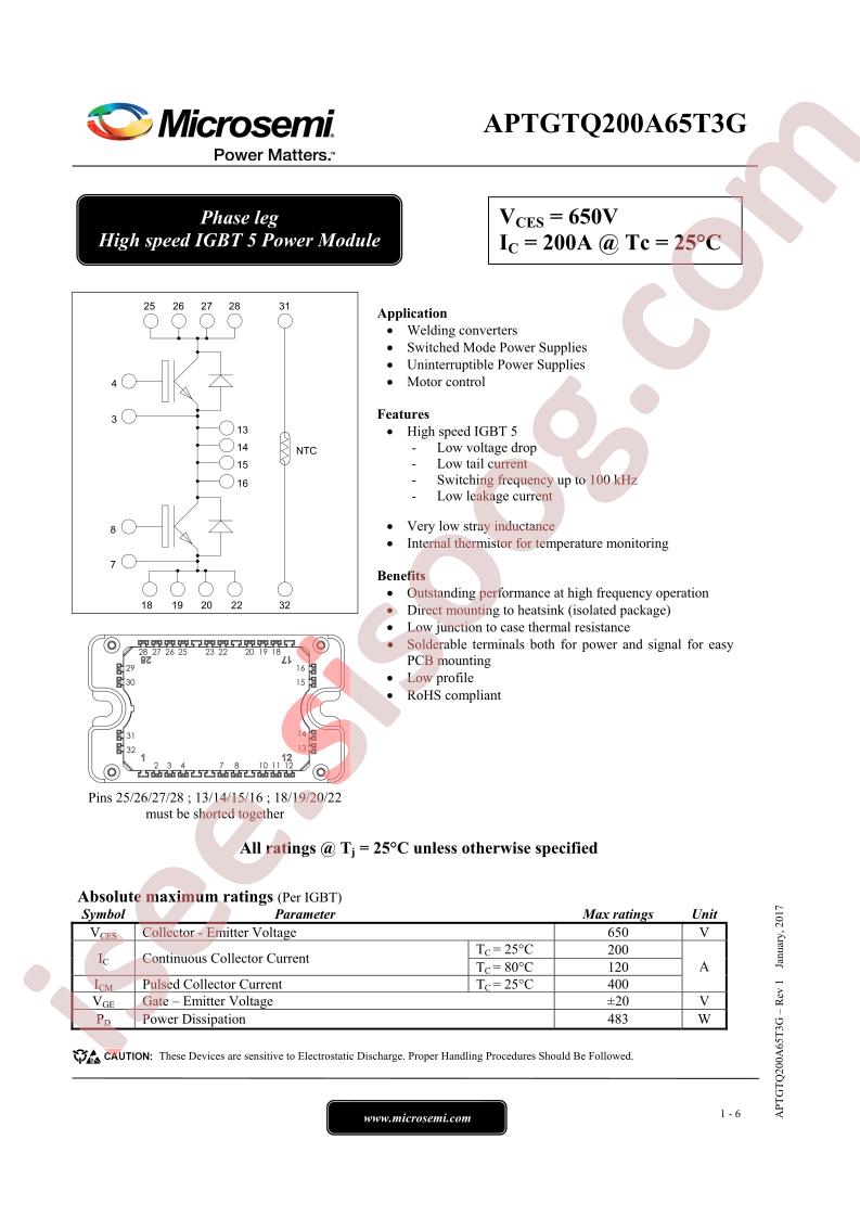 APTGTQ200A65T3G