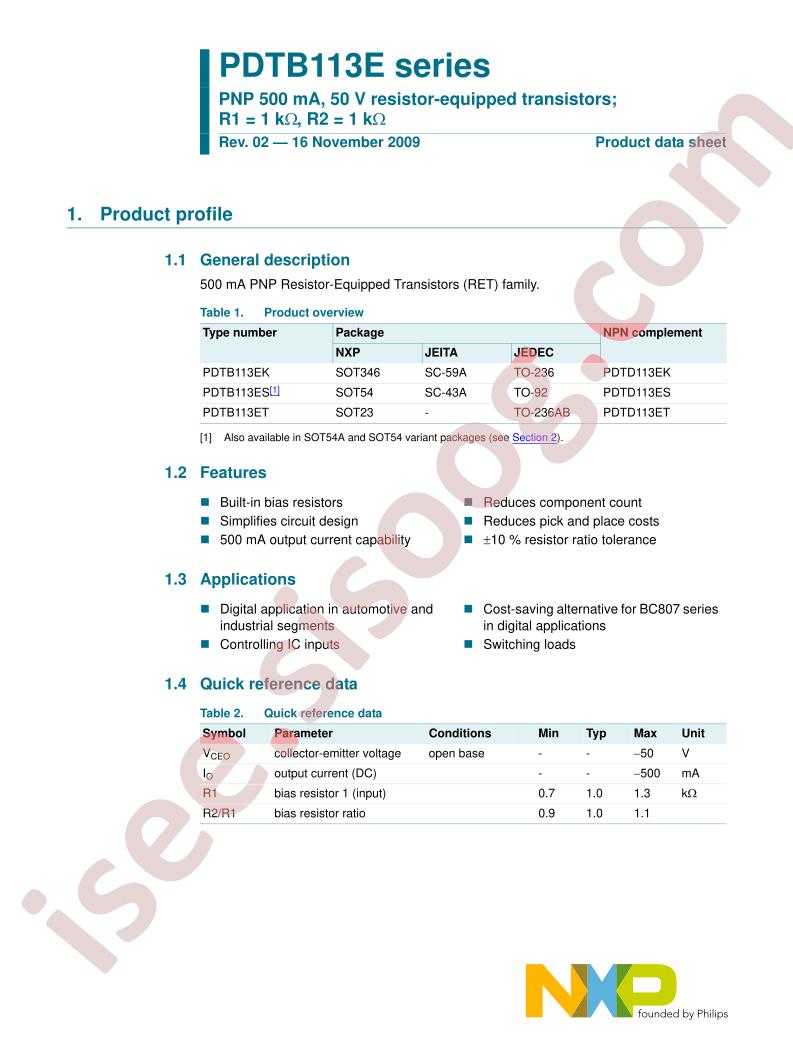 PDTB113E