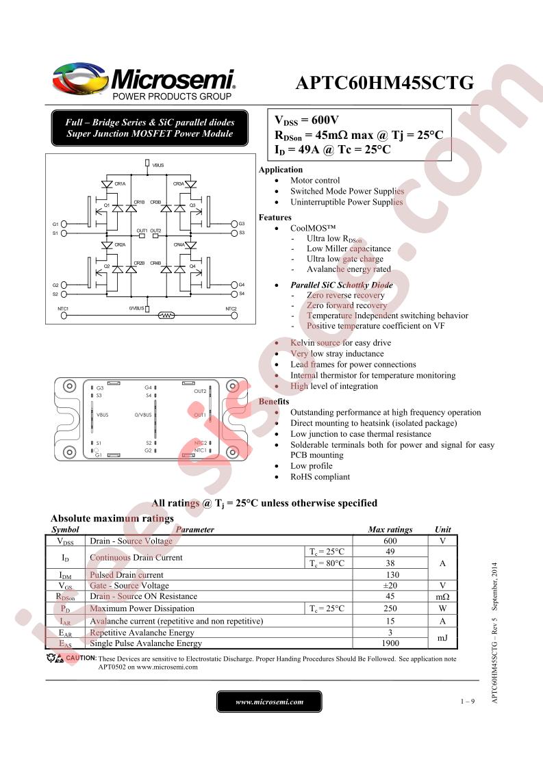 APTC60HM45SCTG