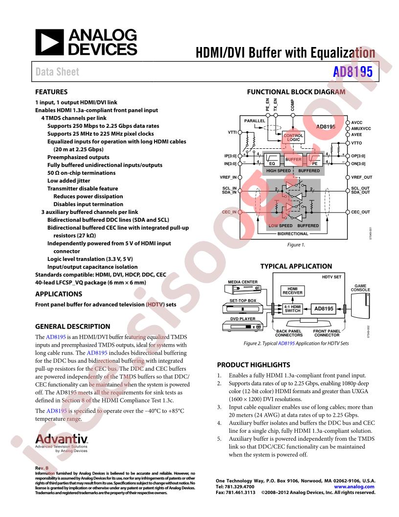 AD8195