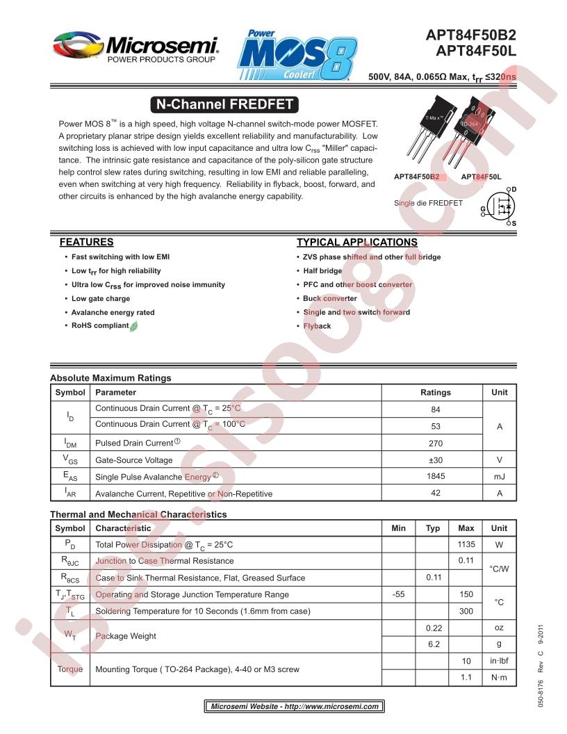 APT84F50B2,50L