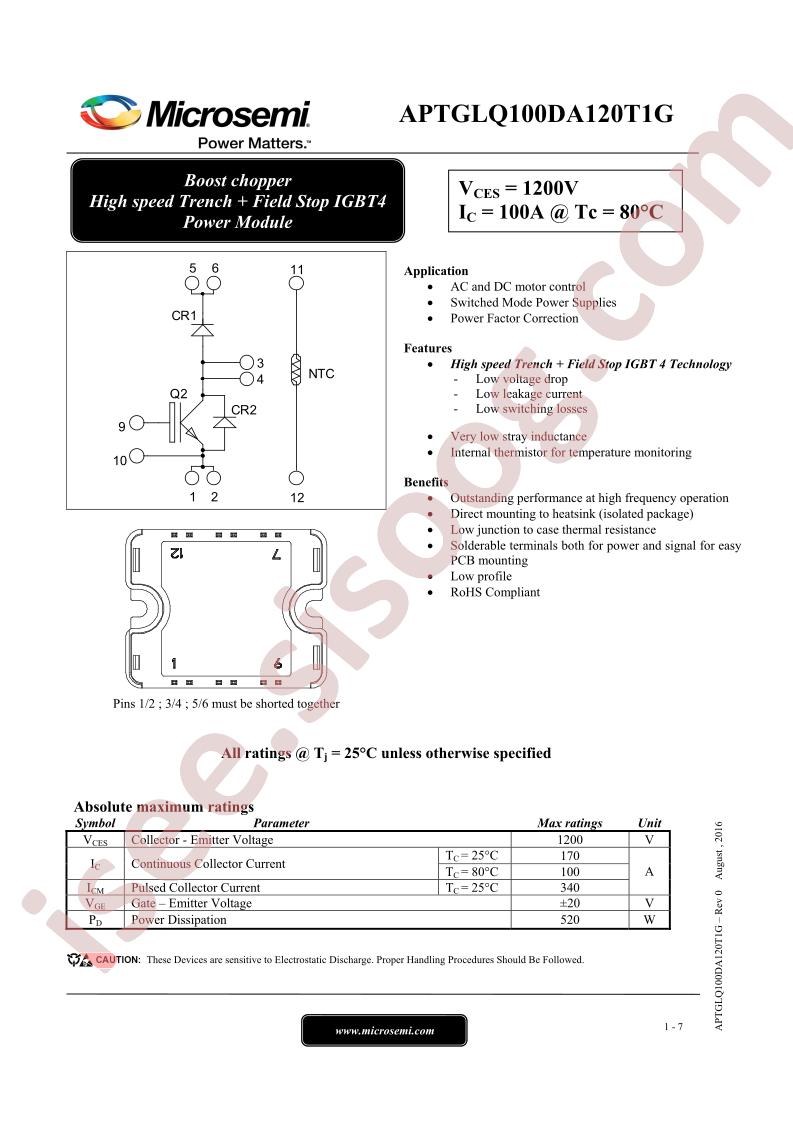 APTGLQ100DA120T1G