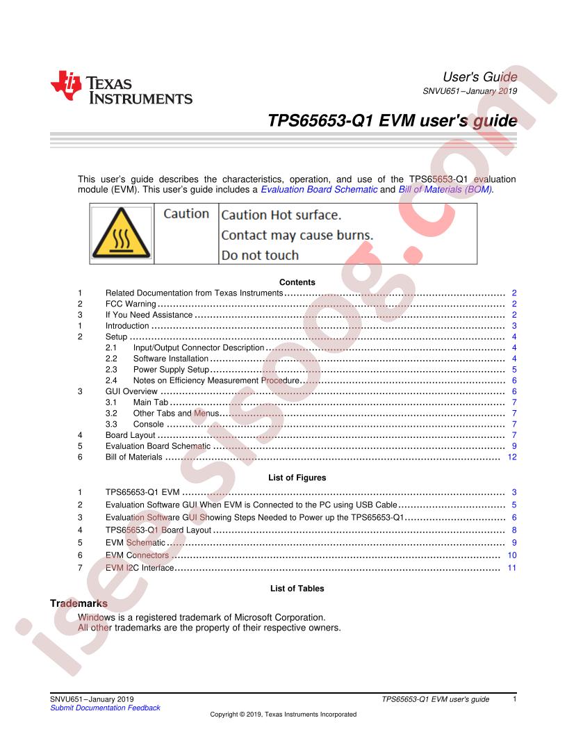 TPS65653Q1EVM User Guide