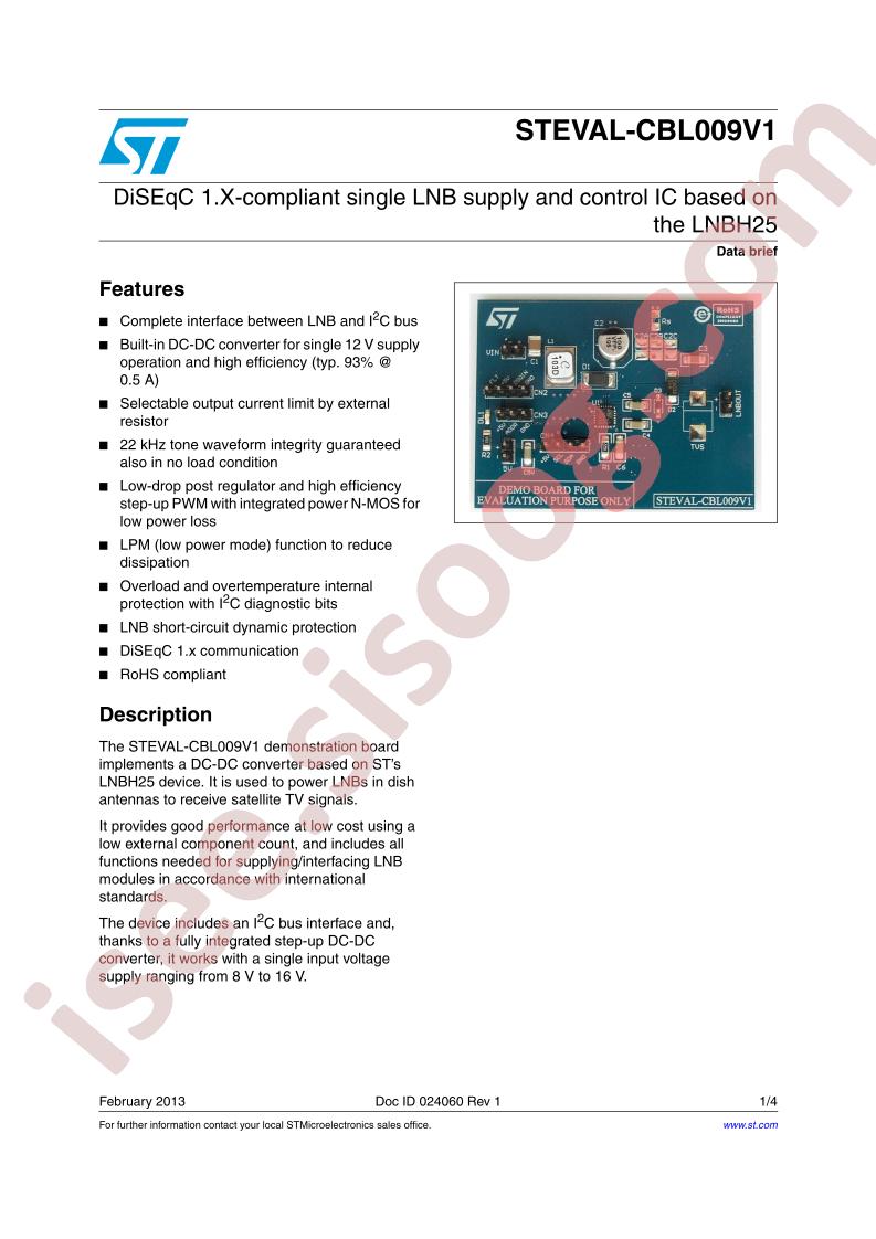 STEVAL-CBL009V1