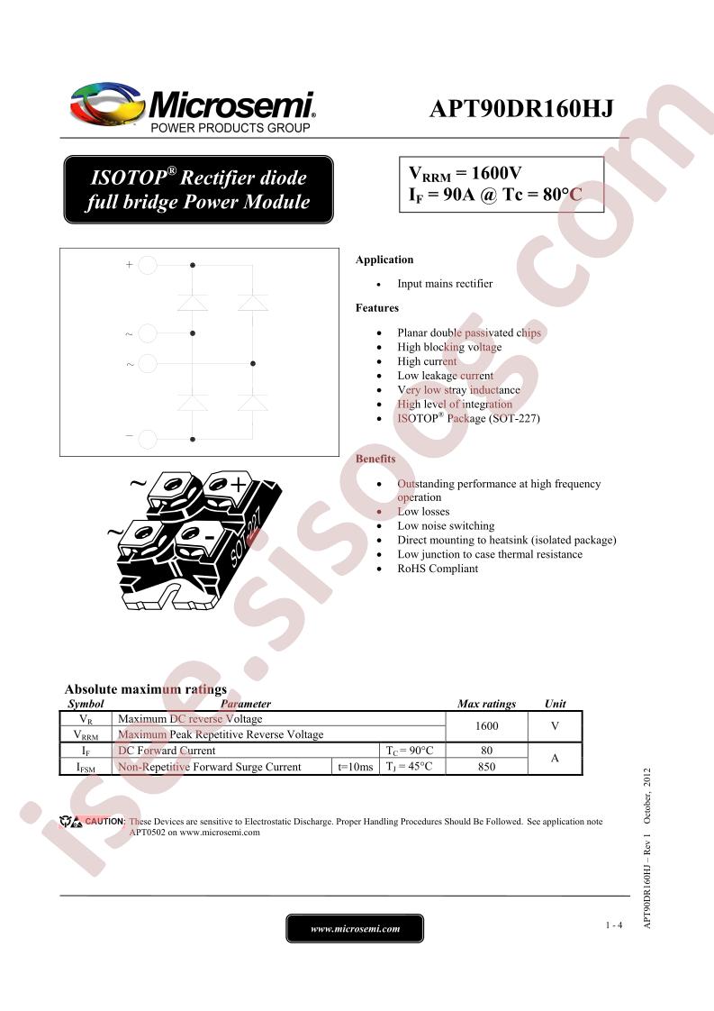 APT90DR160HJ