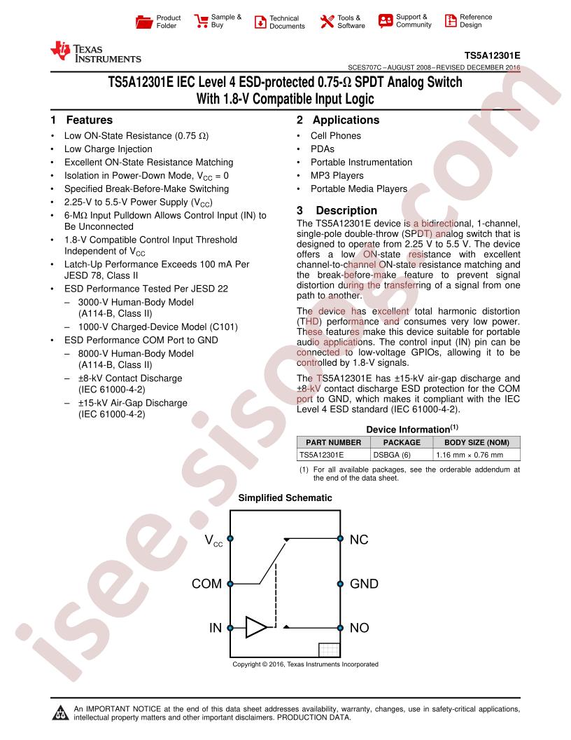 TS5A12301E