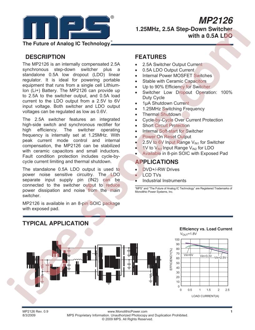 MP2126 Datasheet ~