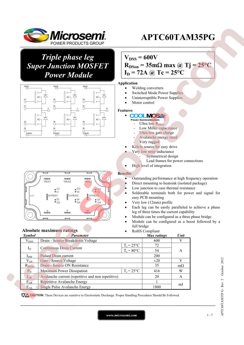 APTC60TAM35PG