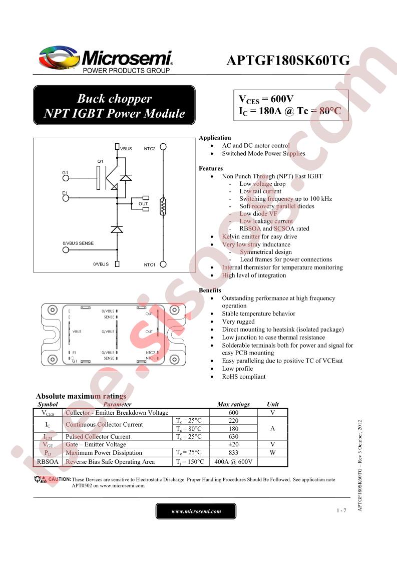 APTGF180SK60TG