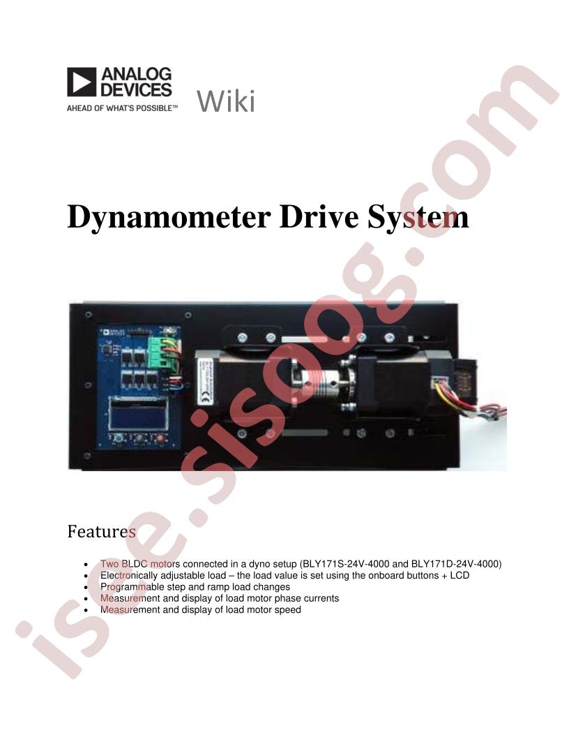 Dynamometer Drive System