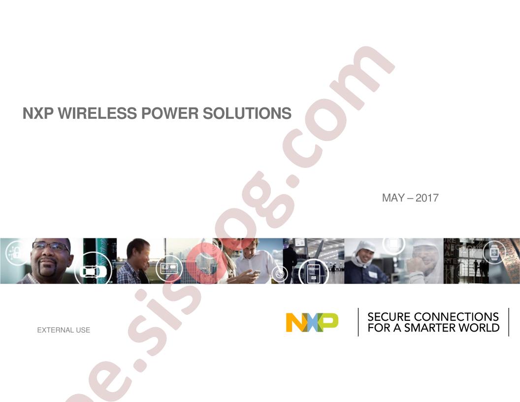 NXP Wireless Power Solutions