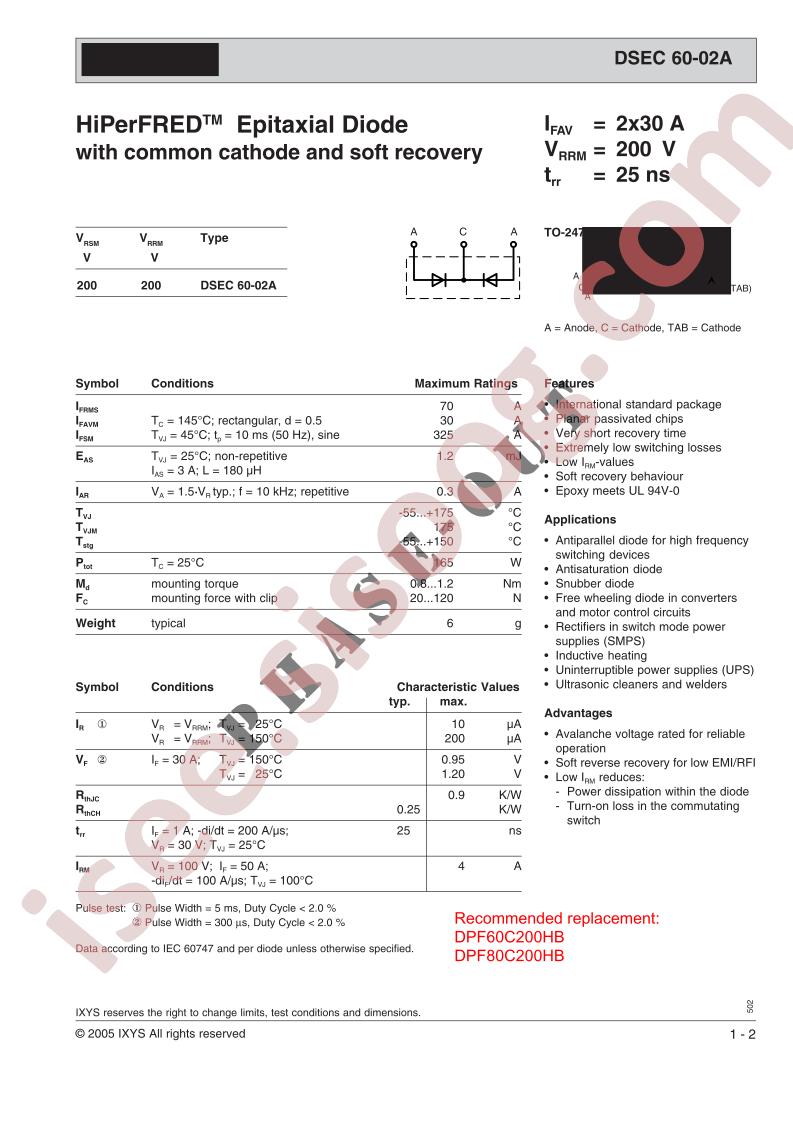 DSEC60-02A